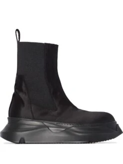 Homme Rick Owens DRKSHDW Bottes Abstract à Semelle épaisse