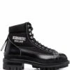 Homme Dsquared2 Bottes à Logo Imprimé -Salvatore Ferragauio Magasin 17885051 37830015 1000