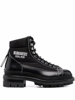 Homme Dsquared2 Bottes à Logo Imprimé