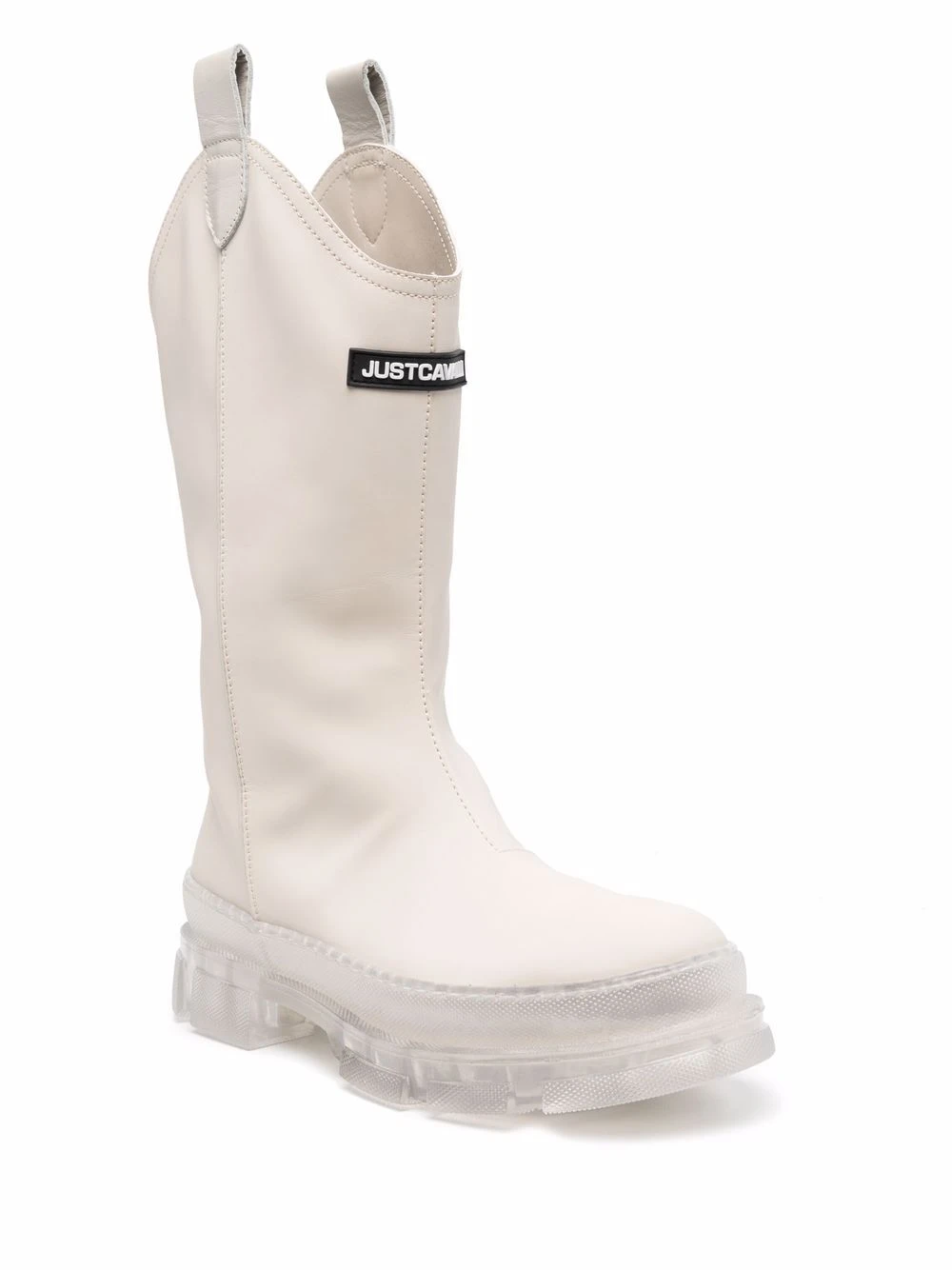 Femme Just Cavalli Bottes à Patch Logo 4 Femme Just Cavalli Bottes à Patch Logo – Image 2