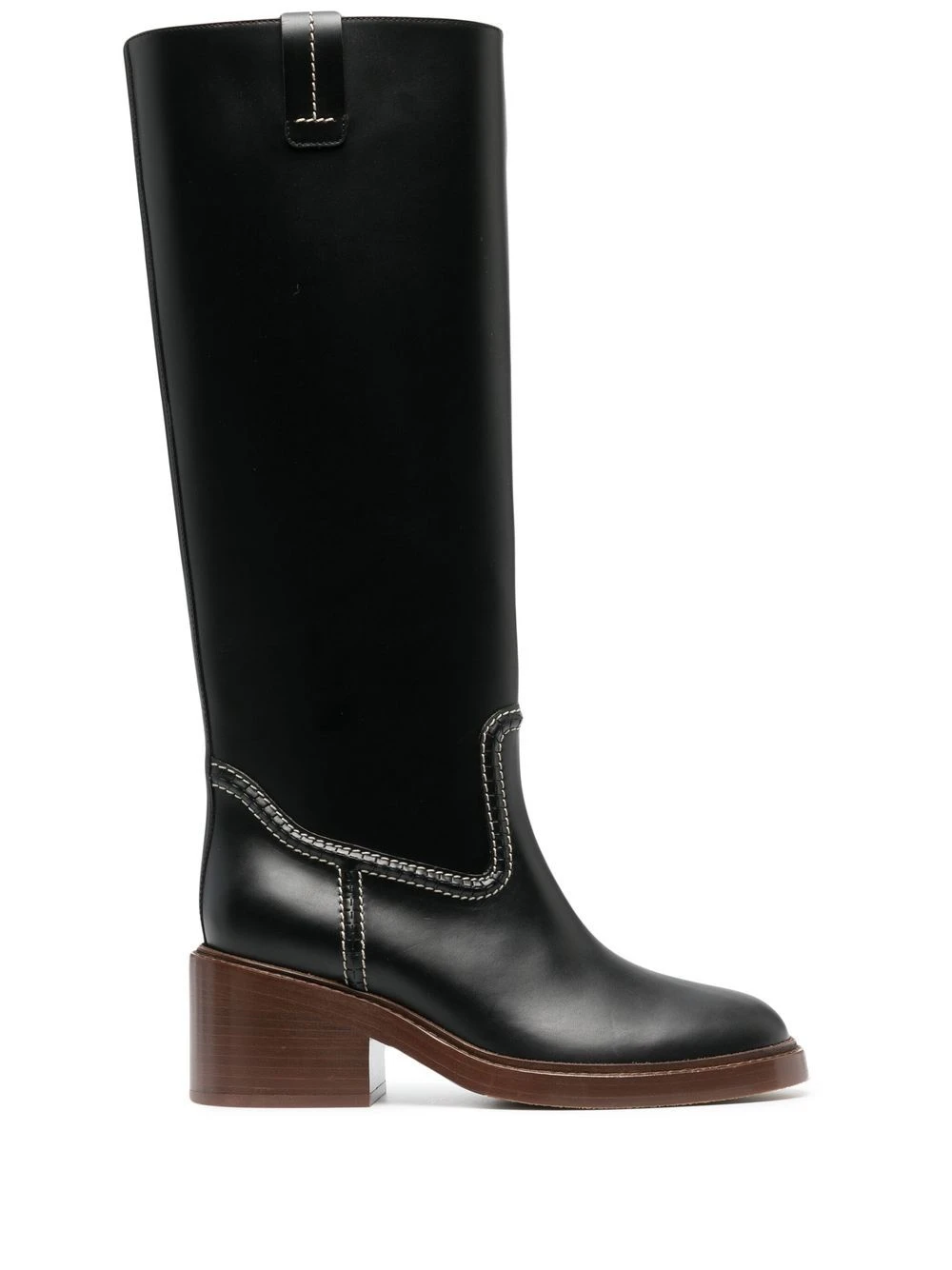 Femme Chloé Bottes Mama En Cuir 3 Femme Chloé Bottes Mama En Cuir