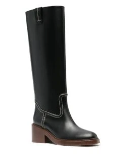 Femme Chloé Bottes Mama En Cuir 7 Femme Chloé Bottes Mama En Cuir -Salvatore Ferragauio Magasin 17918100 41005304 1000