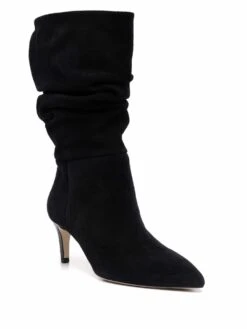 Femme Paris Texas Bottes Froncées En Daim -Salvatore Ferragauio Magasin 17946652 37887290 1000