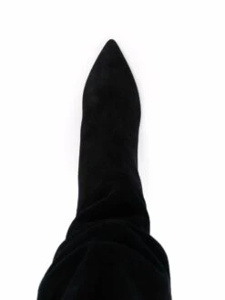 Femme Paris Texas Bottes Froncées En Daim -Salvatore Ferragauio Magasin 17946652 37887293 1000