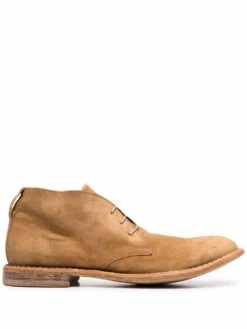 Homme Moma Bottes En Cuir à Lacets