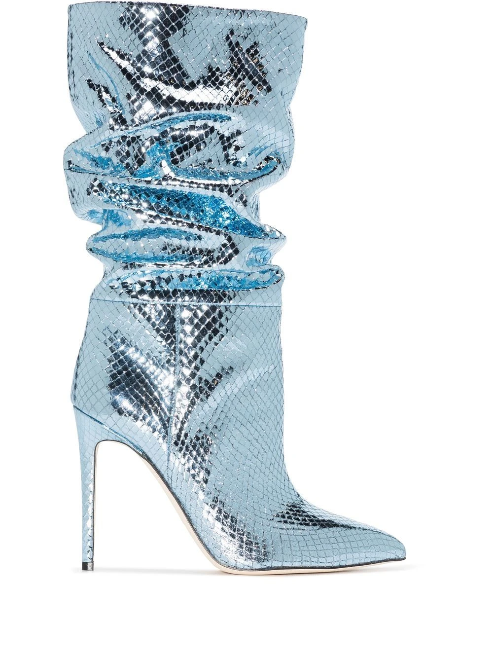 Femme Paris Texas Bottes Froncées à Talon Aiguille 105 Mm 3 Femme Paris Texas Bottes Froncées à Talon Aiguille 105 Mm