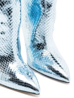 Femme Paris Texas Bottes Froncées à Talon Aiguille 105 Mm 9 Femme Paris Texas Bottes Froncées à Talon Aiguille 105 Mm -Salvatore Ferragauio Magasin 18026057 40410447 1000