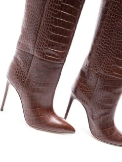 Femme Paris Texas Bottes à Effet Peau De Crocodile 105 Mm 9 Femme Paris Texas Bottes à Effet Peau De Crocodile 105 Mm -Salvatore Ferragauio Magasin 18027037 40445031 1000