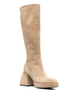 Femme Nodaleto Bottes En Daim à Talon épais 7 Femme Nodaleto Bottes En Daim à Talon épais -Salvatore Ferragauio Magasin 18056917 39059805 1000