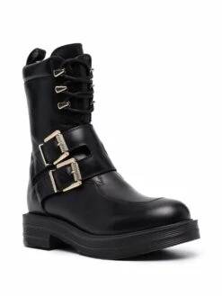 Femme Love Moschino Bottes à Fermetures à Boucles -Salvatore Ferragauio Magasin 18144761 38711099 1000
