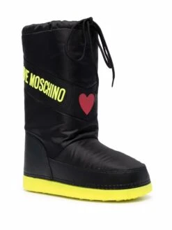 Femme Love Moschino Bottes De Ski à Design Matelassé -Salvatore Ferragauio Magasin 18147066 38716282 1000
