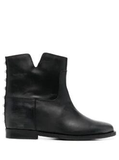 Femme Via Roma 15 Bottes D&apos;inspiration Western En Cuir
