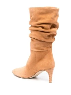 Femme Paris Texas Bottes Froncées à Bout Pointu -Salvatore Ferragauio Magasin 18191979 39266379 1000