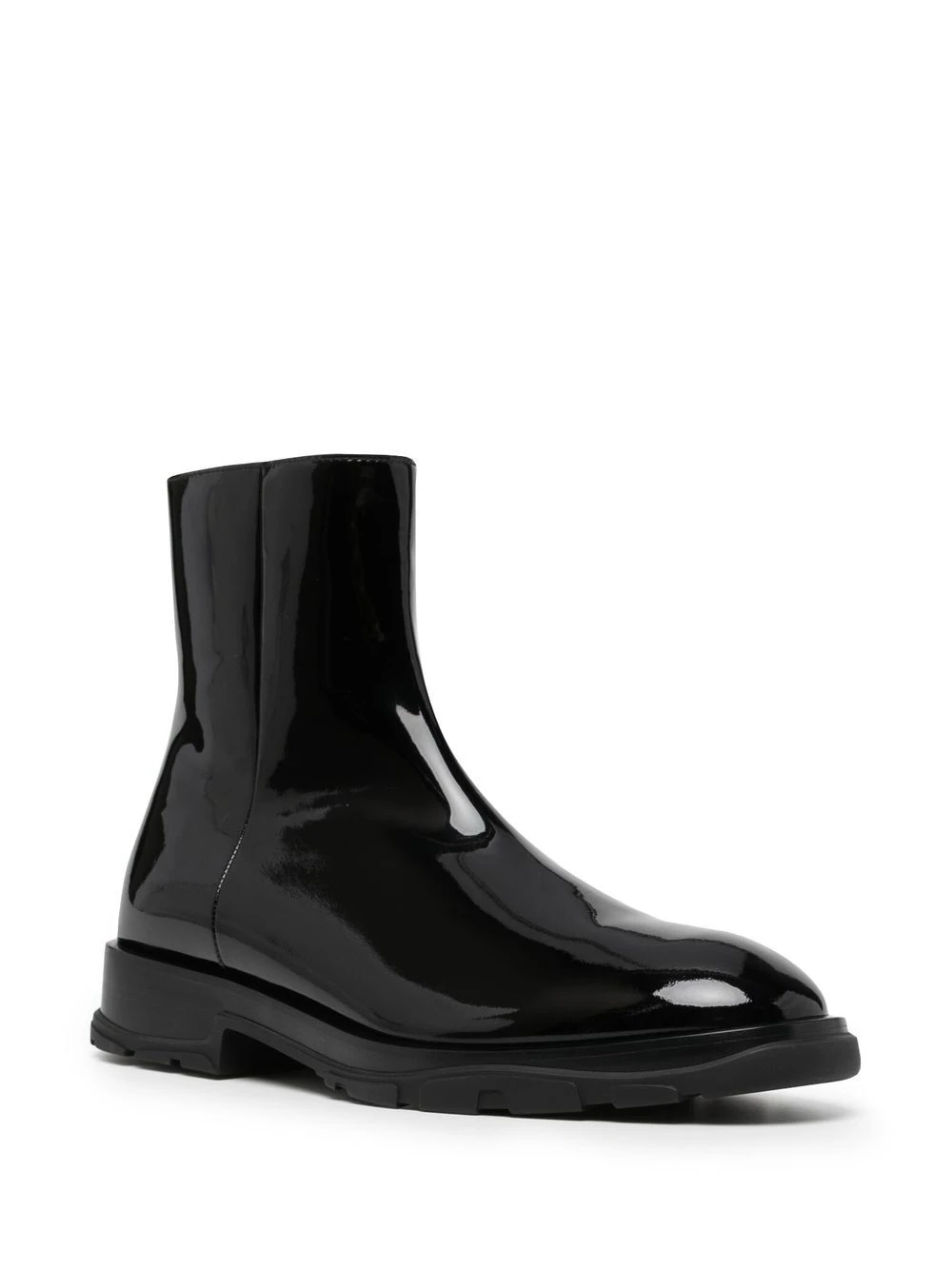 Homme Alexander McQueen Bottes En Cuir Verni 4 Homme Alexander McQueen Bottes En Cuir Verni – Image 2
