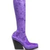Femme Stella McCartney Bottes En Velours -Salvatore Ferragauio Magasin 18253438 38983168 1000