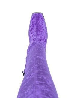 Femme Stella McCartney Bottes En Velours -Salvatore Ferragauio Magasin 18253438 40278310 1000