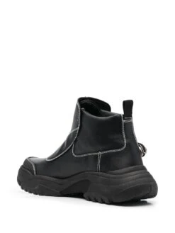 Homme GmbH Bottes En Cuir à Design à Empiècements 8 Homme GmbH Bottes En Cuir à Design à Empiècements -Salvatore Ferragauio Magasin 18270929 39797887 1000