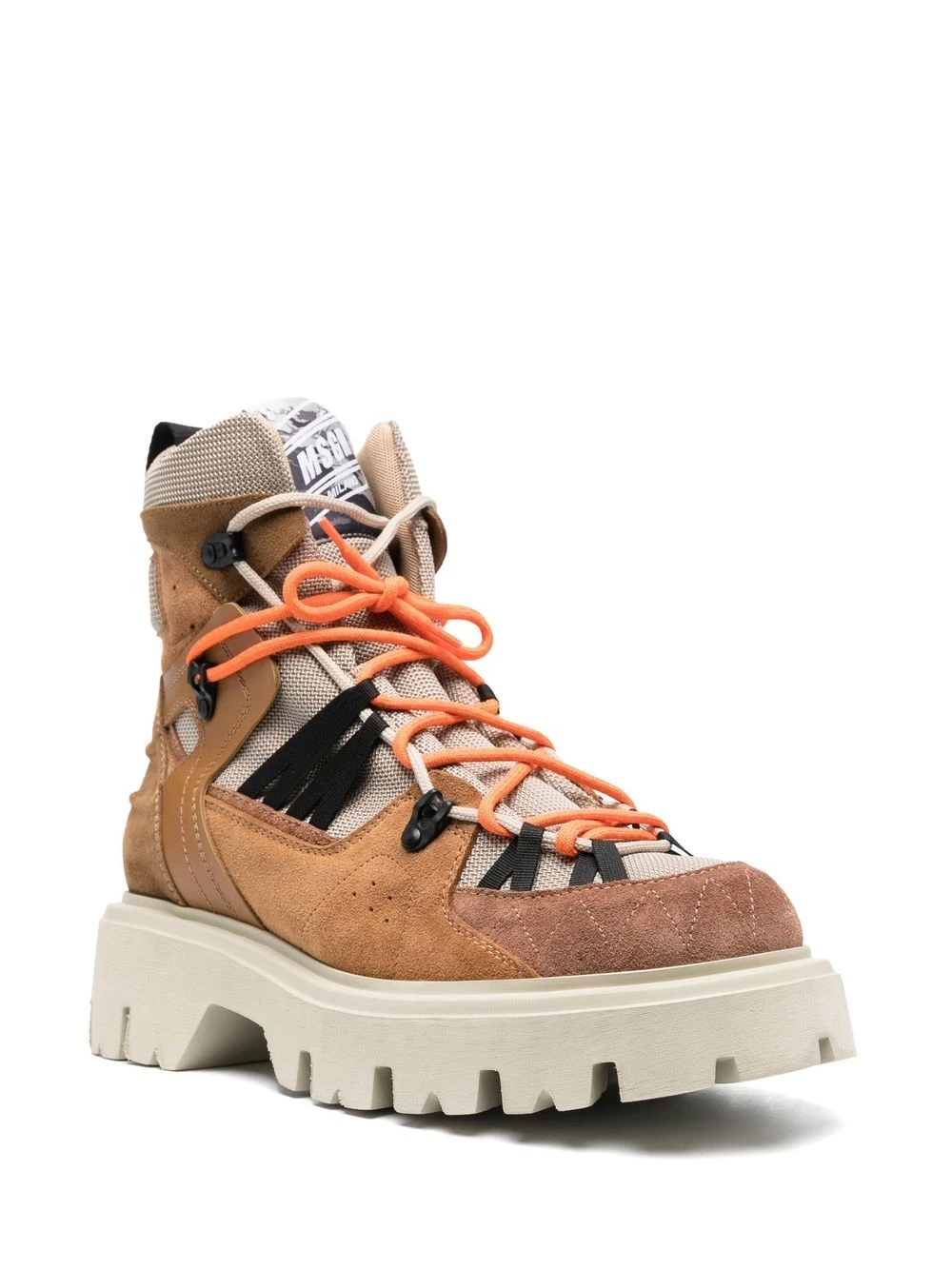 Homme MSGM Bottes Lacées à Empiècements 4 Homme MSGM Bottes Lacées à Empiècements – Image 2