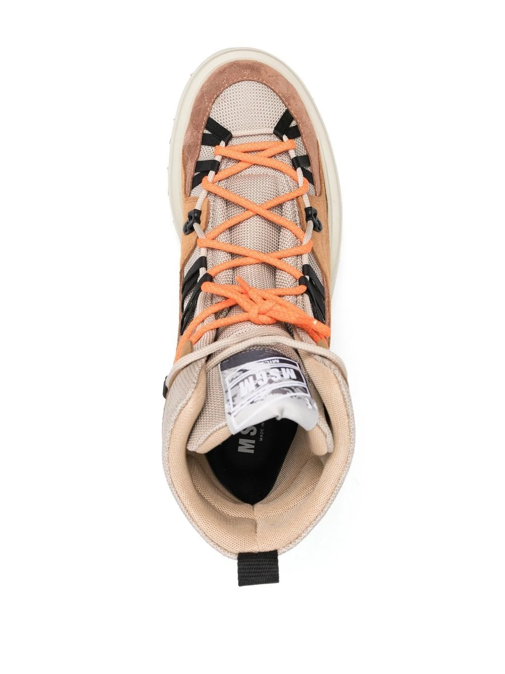 Homme MSGM Bottes Lacées à Empiècements 6 Homme MSGM Bottes Lacées à Empiècements – Image 4