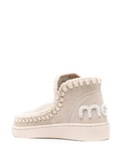 Femme Mou Bottes à Détails De Coutures -Salvatore Ferragauio Magasin 18293597 39452781 1000