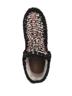 Femme Mou Bottes à Design En Tweed 9 Femme Mou Bottes à Design En Tweed -Salvatore Ferragauio Magasin 18293599 39456274 1000