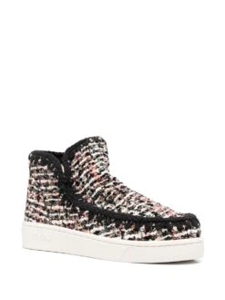 Femme Mou Bottes à Design En Tweed 7 Femme Mou Bottes à Design En Tweed -Salvatore Ferragauio Magasin 18293599 39456291 1000