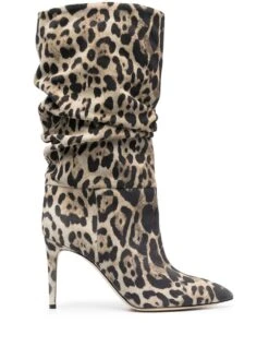 Femme Paris Texas Bottes à Imprimé Guépard 90 Mm