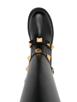 Femme Valentino Garavani Bottes Rockstud -Salvatore Ferragauio Magasin 18361949 41514324 1000