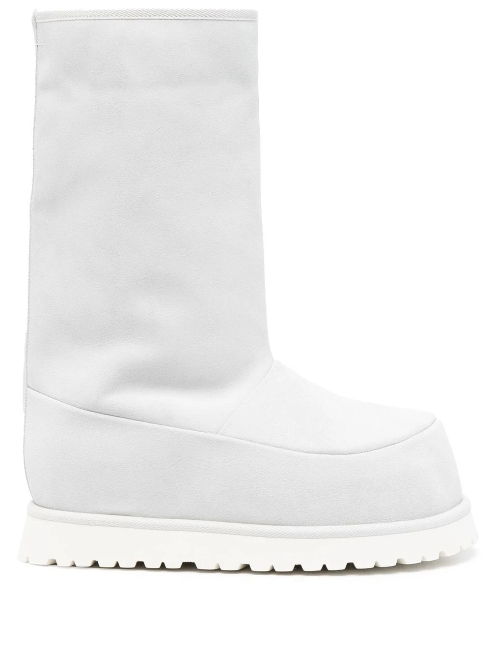 Femme MM6 Maison Margiela Bottes Bi-matières à Bout Rond 3 Femme MM6 Maison Margiela Bottes Bi-matières à Bout Rond