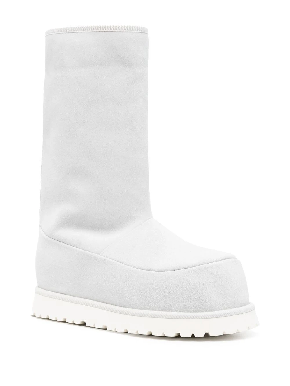 Femme MM6 Maison Margiela Bottes Bi-matières à Bout Rond 4 Femme MM6 Maison Margiela Bottes Bi-matières à Bout Rond – Image 2