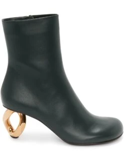 Femme JW Anderson Bottes Chain En Cuir