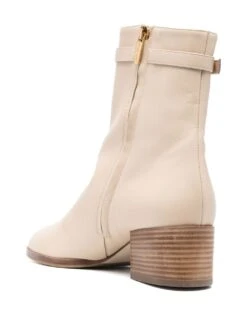 Femme Sergio Rossi Bottes En Cuir à Détail De Boucle 60 Mm -Salvatore Ferragauio Magasin 18415618 41109721 1000