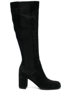 Femme Sergio Rossi Bottes En Daim Ă Talon 90 Mm