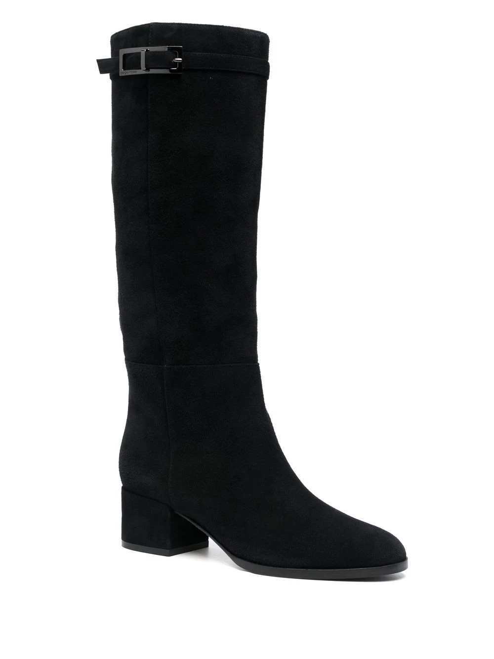 Femme Sergio Rossi Bottes En Cuir De Veau 4 Femme Sergio Rossi Bottes En Cuir De Veau – Image 2