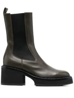 Femme Officine Creative Bottes Pyrenees à Talon Mi-haut