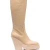 Femme GIABORGHINI Bottes à Bout Carré 125 Mm -Salvatore Ferragauio Magasin 18426759 43410113 1000
