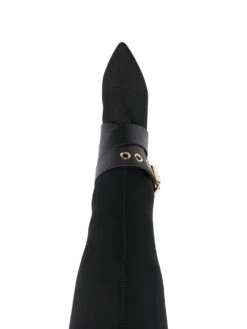 Femme Moschino Bottes à Logo Lettre 9 Femme Moschino Bottes à Logo Lettre -Salvatore Ferragauio Magasin 18460710 40121452 1000