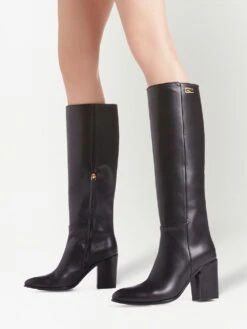 Femme Giuseppe Zanotti Bottes Jane En Cuir -Salvatore Ferragauio Magasin 18464840 39774914 1000