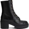 Femme Giuseppe Zanotti Bottes Malakhy En Cuir à Lacets -Salvatore Ferragauio Magasin 18466414 41958697 1000