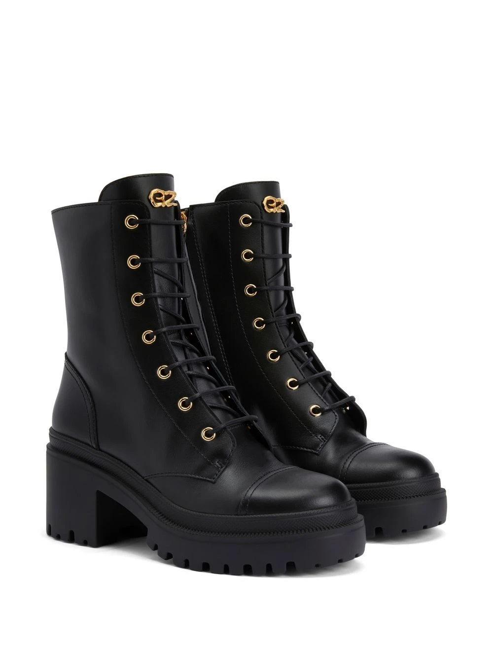 Femme Giuseppe Zanotti Bottes Malakhy En Cuir à Lacets 4 Femme Giuseppe Zanotti Bottes Malakhy En Cuir à Lacets – Image 2