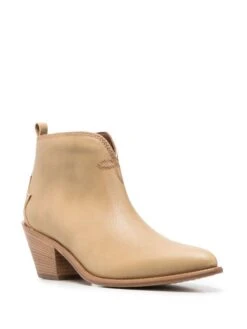 Femme Sartore Bottes En Cuir à Bout Pointu -Salvatore Ferragauio Magasin 18470674 39798156 1000