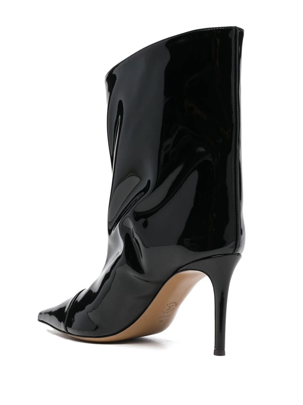 Femme Alexandre Vauthier Bottes En Cuir Verni à Bout Pointu 5 Femme Alexandre Vauthier Bottes En Cuir Verni à Bout Pointu – Image 3