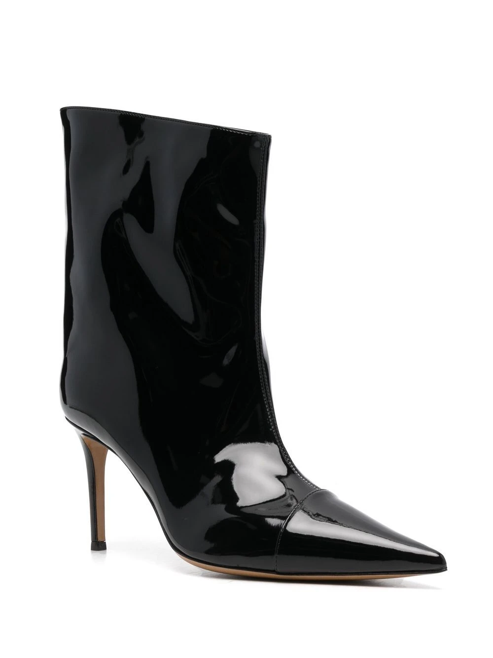 Femme Alexandre Vauthier Bottes En Cuir Verni à Bout Pointu 4 Femme Alexandre Vauthier Bottes En Cuir Verni à Bout Pointu – Image 2