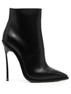 Femme Casadei Bottes En Cuir Ă Bout Pointu