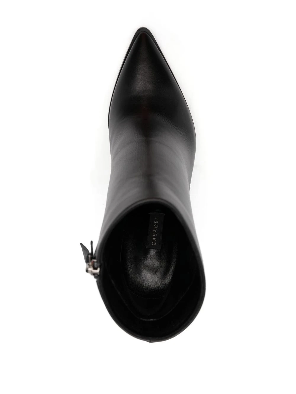 Femme Casadei Bottes En Cuir à Bout Pointu 6 Femme Casadei Bottes En Cuir à Bout Pointu – Image 4