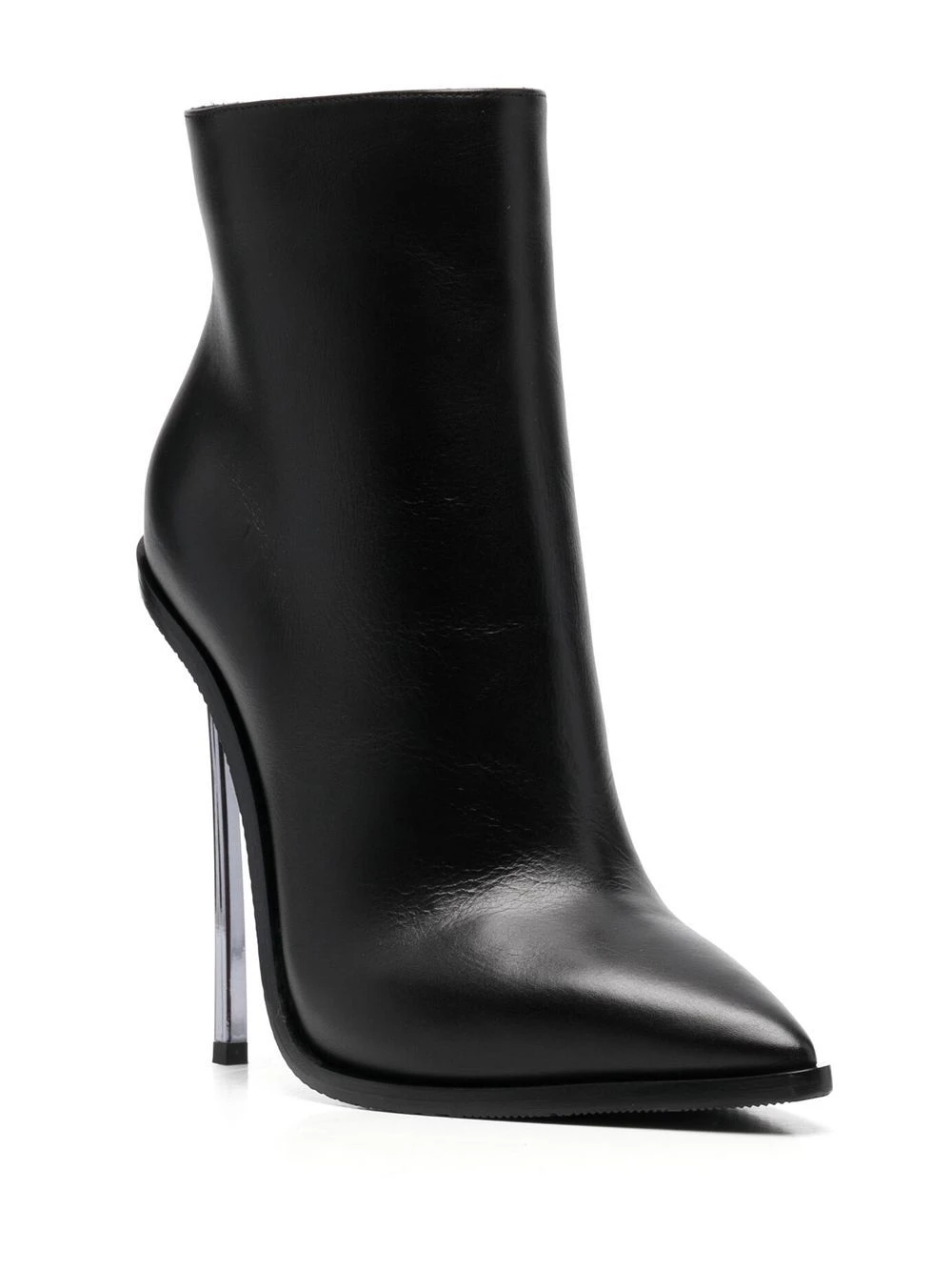 Femme Casadei Bottes En Cuir à Bout Pointu 4 Femme Casadei Bottes En Cuir à Bout Pointu – Image 2