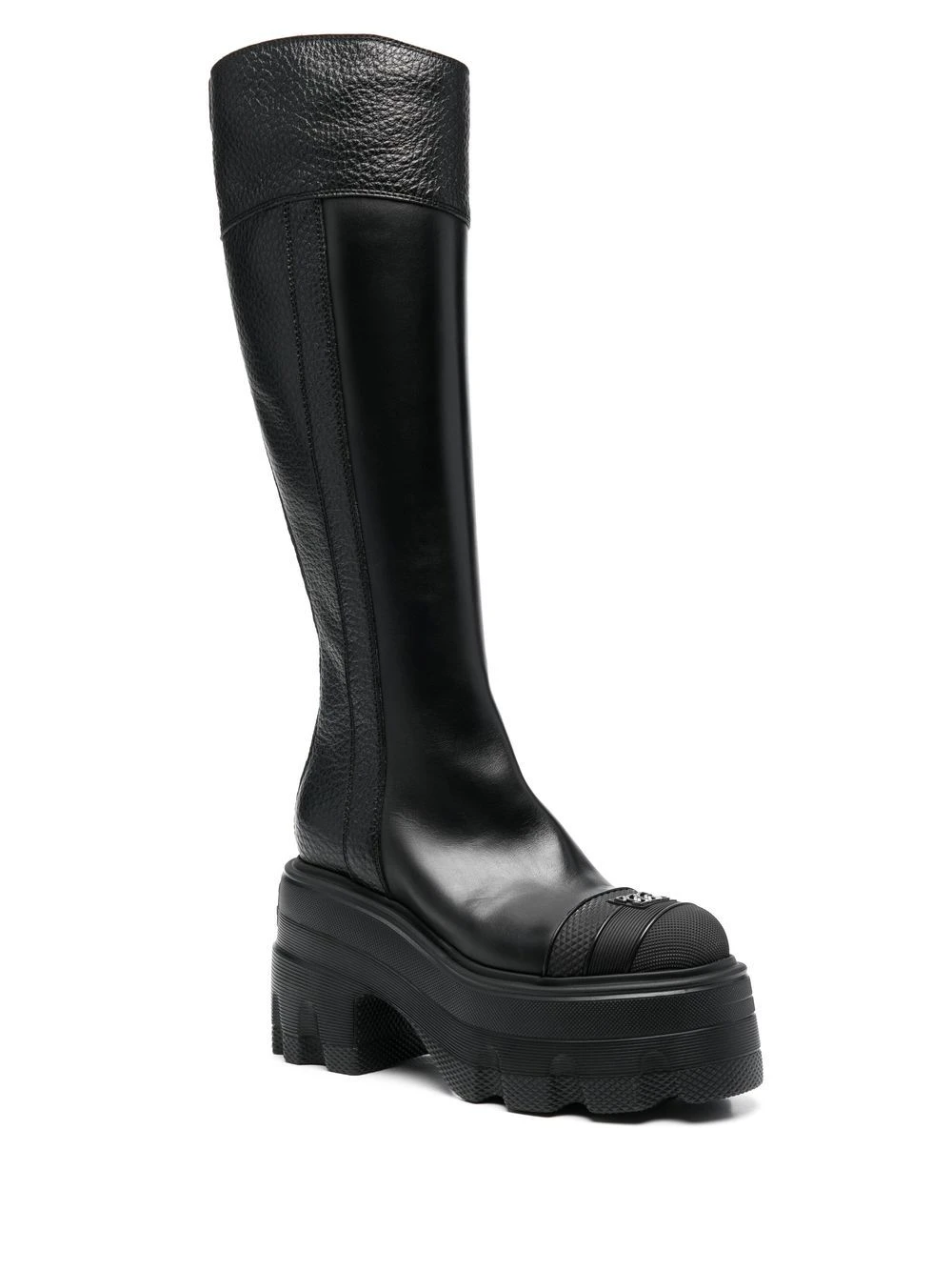 Femme Casadei Bottes En Cuir De Veau 4 Femme Casadei Bottes En Cuir De Veau – Image 2