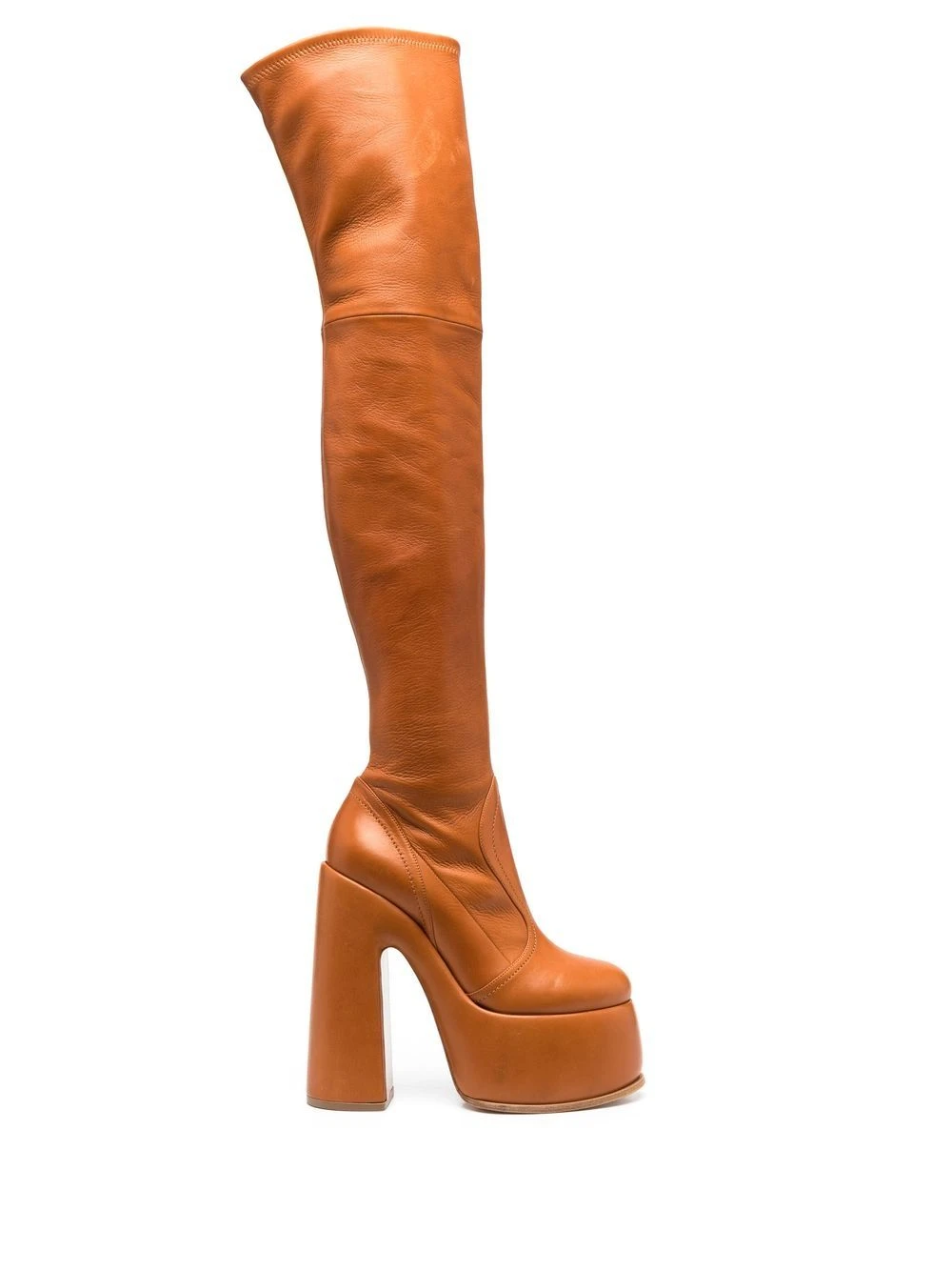 Femme Casadei Bottes En Cuir à Plateforme 3 Femme Casadei Bottes En Cuir à Plateforme