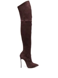 Femme Casadei Bottes En Daim