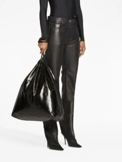 Femme Balenciaga Bottes Waders Pantashoes 110mm En Cuir -Salvatore Ferragauio Magasin 18540644 50773991 1000